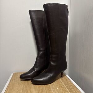 Coach Dark Brown Knee High Boots